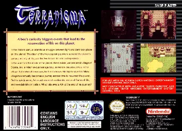 Terranigma (Europe) box cover back